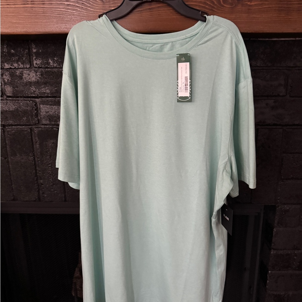 01.Algo Mint Green Short Sleeve Tee